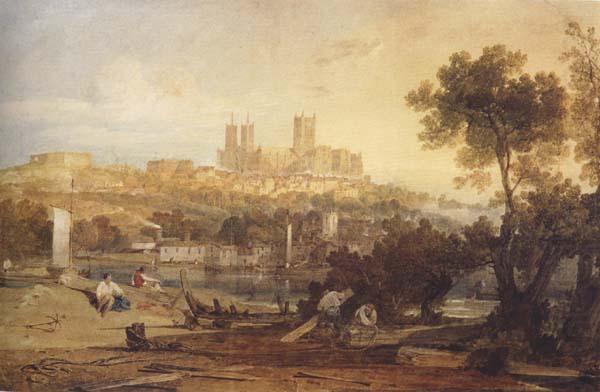 Lincoin from the Brayford (mk47), Joseph Mallord William Turner